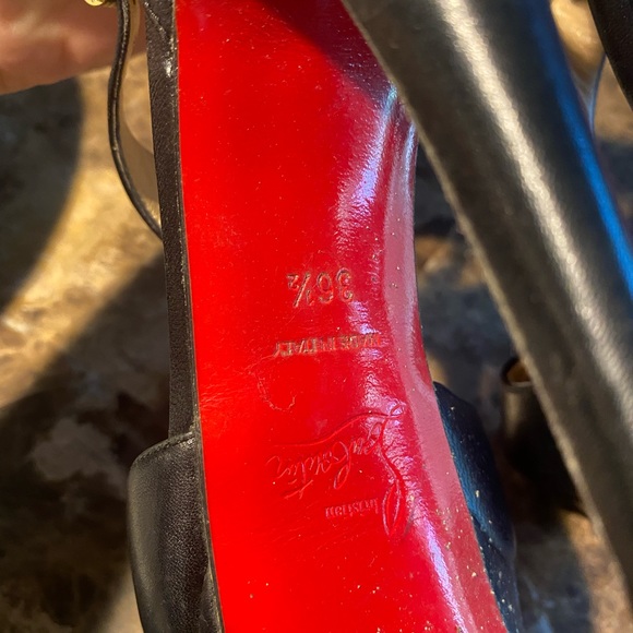 Christian Louboutin heels very comfy with platform.